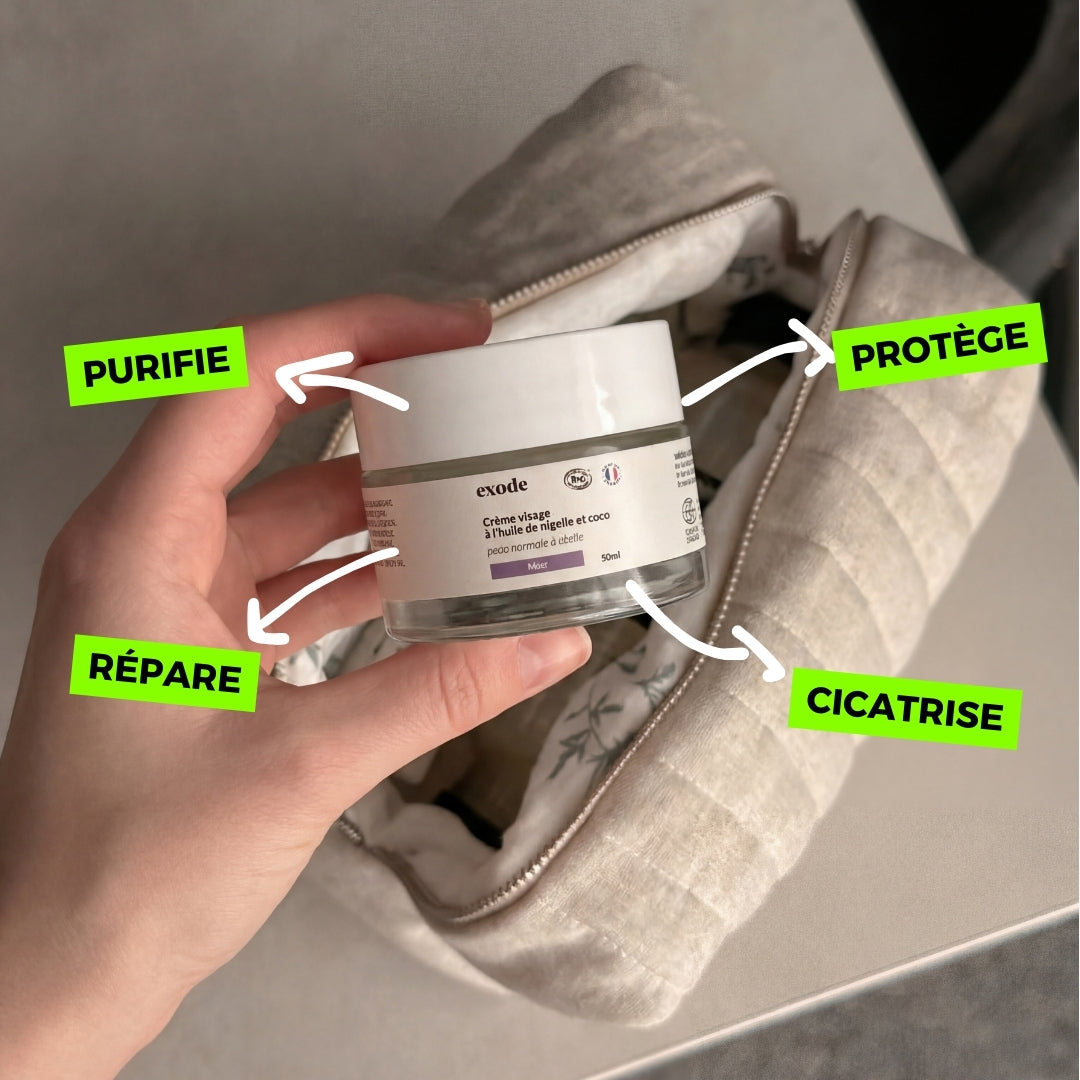 Crème visage à l'huile de nigelle