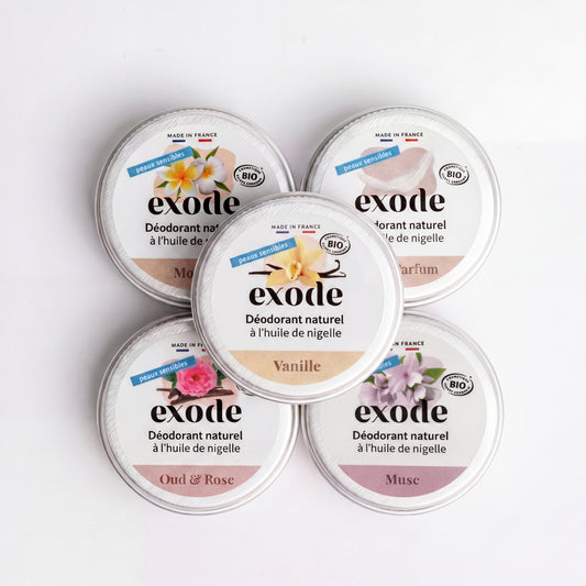 Pack Mini Déodorants x5 - Peau sensible